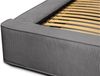Polsterbett Doppelbett MODESTO Komplettset 140x200cm in Stoff Lincoln Anthrazit Bild 5