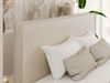 Design Polsterbett LUMARO CLASSIC 200 x 200 cm mit Lattenrost & 12cm hohen Füßen, Doppelbett mit Kopfteil, Konfigurierbar, Pocket Matratze - Creme Strukture - VIRE LUX Bild 3