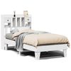 vidaXL Massivholzbett ohne Matratze Weiß 90x190 cm Kiefernholz 3308865 Bild 2