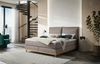 Imelda Boxspringbett grau Eiche MassivholzPolyester/Polyamid/Viskose 214cm x 143cm x 115cm Bild 2