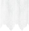 vidaXL Spitzenvorhang mit Vorhängen Floral Weiß 160 x 750 cm Polyester 4107830 Bild 5