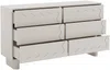 Vente-unique - ANEZA Kommode Holz, Platte Beige - B 38 cm x H 80 cm x L 140 cm Bild 5