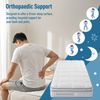 Novelux 7-Zonen Hybrid-Matratze 90x200 cm H3 – Ergonomische Taschenfederkernmatratze mit Kaltschaum, 25 cm Höhe, Atmungsaktiv, bis 140 kg, Allergiker, Weiß Bild 5