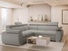 Ecksofa Boston Maxi mit Schlaffunktion, Bettkasten, Einstellbare Kopfstützen (Farbe: Aragon 80) Bild 2