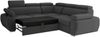 Ecksofa Boston Maxi mit Schlaffunktion, Bettkasten, Einstellbare Kopfstützen (Farbe: Aragon 80) Bild 3