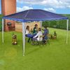 Relaxdays Dunkelblauer Pavillon 3x4 m Bild 3