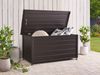 Aufbewahrungsbox CAMPALTO Metall 123 cm 60 cm Dunkelbraun Bild 3