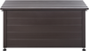 Aufbewahrungsbox CAMPALTO Metall 123 cm 60 cm Dunkelbraun Bild 5