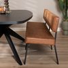 Bronx71 Esszimmerbank Leder Espen cognac 190 cm Bild 3