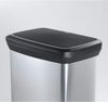 Curver Tretmülleimer Deco Rechteckig 50L Silbern 443829 Bild 5