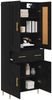 vidaXL Highboard Schwarz Eichen-Optik 69,5 x 34 x 180 cm Holzwerkstoff 3416086 Bild 3