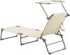 Sonnenliege Getaria 189x57x28 cm Beige [en. casa] Bild 5