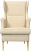 vidaXL Sessel Creme Stoff 42029861 Bild 2