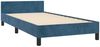 vidaXL Bettgestell mit Kopfteil Samt Dunkelblau 80x200 cm Bild 5