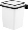 bremermann Kosmetikeimer SAVONA inkl. Wandhalterung, 6 Liter Volumen, Kunststoff weiß Bild 1