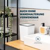 bremermann Kosmetikeimer SAVONA inkl. Wandhalterung, 6 Liter Volumen, Kunststoff weiß Bild 4