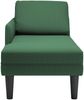 vidaXL Chaiselongue mit Kissen Dunkelgrün Cordstoff 4009820 Bild 4