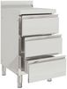 vidaXL Gewerbe-Küchenschrank mit 3 Schubladen 50x60x96 cm 151179 Bild 2