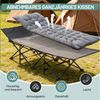 kehot Klappbett Campingbett Feldbett Klappbar 188x64x49 cm, mit 4 cm Polsterauflage (Faltbare Relaxliege aus Oxford-Gewebe,stabilem Stahlgeerüst,Tragetasche, Verstellbare Rückenlehne, Einfach zu Montieren, bis 250 kg belastbar) geeignet für Outdoor, Ga... Bild 2