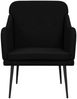 vidaXL Sessel Schwarz 63x76x80 cm Stoff 351476 Bild 3