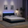 vidaXL Bettgestell ohne Matratze "Hanko" Blau 160x200 cm Stoff 3310474 Bild 4