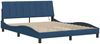 vidaXL Bettgestell ohne Matratze "Hanko" Blau 160x200 cm Stoff 3310474 Bild 5