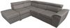 HTI-Living mit Ottomane links Grau Couch Sandy Bild 2