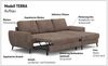 COTTA Ecksofa Terra L-Form, Breite 255 cm, wahlweise mit Bettfunktion Bild 4