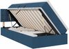 vidaXL Aufbewahrungsbett mit Matratze Blau 90 x 190 cm Holzwerkstoff 3370607 Bild 2