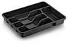 Michelino Besteckkasten in Schwarz - Schubladeneinsatz 38,5 × 31 × 7 cm Bild 4