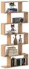 COSTWAY Bücherregal, Standregal mit 6 Fächern, 20 kg/Ebene, 80x23x192cm, natur Bild 5