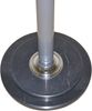Garderobenständer "Carmen", Standfuß Marmorplatten schwarz , Gestell alufarben Bild 3