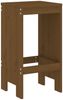 vidaXL Barhocker 2 Stk. Honigbraun 40x36x75 cm Massivholz Kiefer 825348 Bild 3
