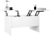 vidaXL Couchtisch Weiß 80x50x42,5 cm Holzwerkstoff 809728 Bild 4
