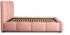 Polsterbett Doppelbett GRACIA 160x200cm Komplettset in Stoff Macau Koralle Bild 4