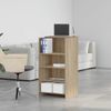 vidaXL Empfangstresen Sonoma-Eiche 55 x 50 x 103,5 cm Holzwerkstoff 859017 Bild 4