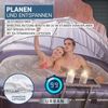 mSpa Whirlpool aufblasbar Urban Nest U-NE021 für 2 Personen mit Rattan-Tisch, (Outdoor Indoor Luxus Garten Pool - inkl. Wärmeschutzabdeckung - UV-C Filter - 40 ° C Schnellheizsystem - Winterfest, 5-tlg, Sitzpolster - 6-Schicht-PVC - LED Fernbedienung -... Bild 3