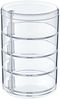 MICHELINO Transparenter Schmuck Organizer mit 4 Fächern Bild 2