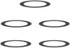 vidaXL geeignet für flache Baumringe 5 pcs Schwarz Ø90 / 120 cm Stahl 873719 Bild 2