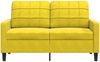 vidaxl 2-Sitzer-Sofa, 120 cm, Samt, Gelb Bild 4