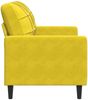 vidaxl 2-Sitzer-Sofa, 120 cm, Samt, Gelb Bild 5