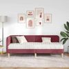 vidaXL Eckbettgestell Weinrot 80 x 200 cm Stoff 3394104 Bild 4