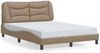 vidaXL Bettgestell mit LED ohne Matratze "Hvar" Cappuccino-Braun 140x200 cm 3213938 Bild 5