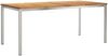 vidaXL Garten Essgruppe 7 pcs Massives Teakholz und Edelstahl 3334786 Bild 5