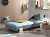 Stapelbett >Moldulo< 90x200cm, inkl. Lattenrost, grau lackiert - 203,6x27,5x93,8cm (BxHxT) Bild 2