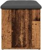 vidaXL Sitzbank mit Stauraum Altholz-Optik 102x42x45 cm Holzwerkstoff 857619 Bild 5