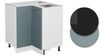 Eckunterschrank R-Line Blau-Grau 75.6 cm , AP Anthrazit Vicco Bild 5