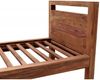Bett Amba 90x200 aus indischem Sheesham-Massivholz Bild 4