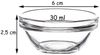 BigDean 18x Dipschalen Ø 6 cm aus gehärtetem Glas 30ml - Für Dip, Marmelade, Konfitüre - Stapelbar - Für Spülmaschine & Mikrowelle - Mini Soßen-Schalen für Tapas, Ketchup & Buffet Bild 3