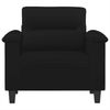 vidaXL Sessel Schwarz 60 cm Mikrofasergewebe 359552 Bild 3